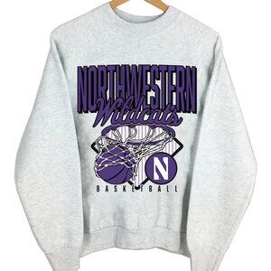 NCAA Northwestern Wildcats Basketball Sweatshirt NU Wildcats Sweater Shirt